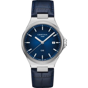 Certina DS-7 Quartz Stainless Steel / Blue / Strap