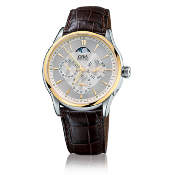 Oris Artelier Complication 40 Stainless Steel - Yellow Gold / Silver