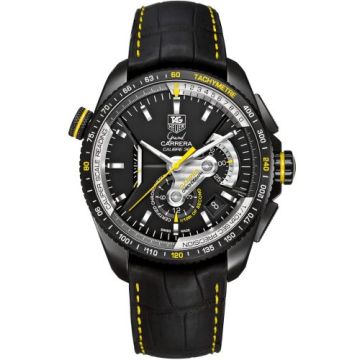 TAG Heuer Grand Carrera Calibre 36RS Caliper Chronograph Titanium PVD / Black / Boutique Edition