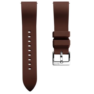 Sennen Quick-Release FKM Rubber Watch Strap - Brown - 19mm