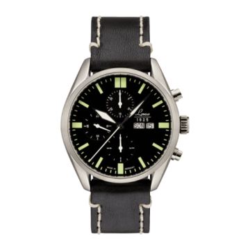 Laco Chronographs Las Vegas / Stainless Steel / Black