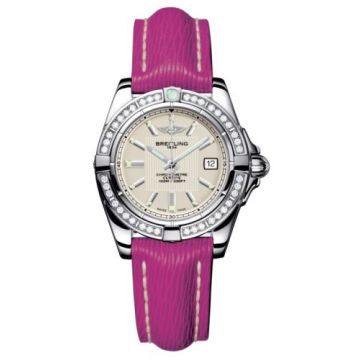 Breitling Galactic 32 Stainless Steel / Diamond / Sierra Silver / Sahara