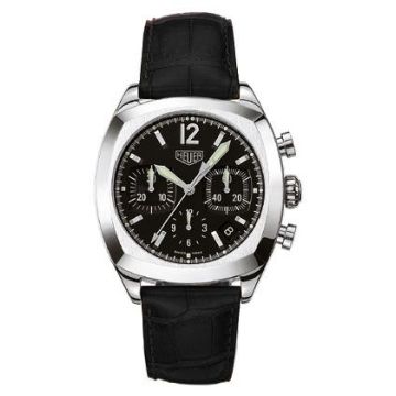 TAG Heuer Monza Chronograph Stainless Steel / Black
