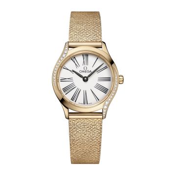 Omega Mini Trésor Quartz 26 Moonshine Gold - Diamond / White / Mesh