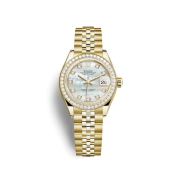 Rolex Lady-Datejust 28 Yellow Gold Diamond / Jubilee / MOP