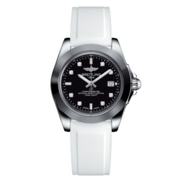 Breitling Galactic 32 Sleek Edition Stainless Steel / Trophy Black Diamond / Rubber