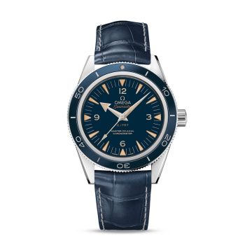 Omega Seamaster 300 Master Co-Axial Platinum / Blue / Strap