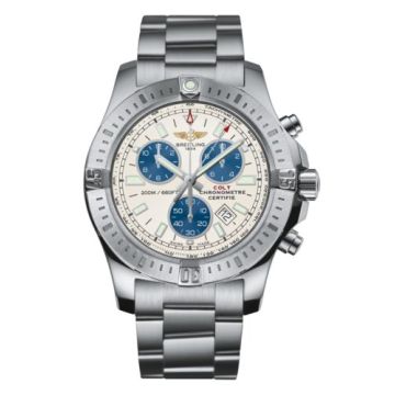Breitling Colt Chronograph Stratus Silver / Bracelet