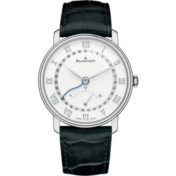 Blancpain Villeret Ultraplate Quantième Seconde Rétrograde Stainless Steel / White