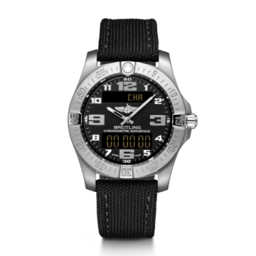 Breitling Aerospace Evo Titanium / Black / Military / Pin