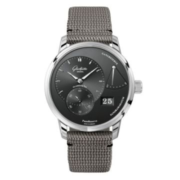 Glashütte Original PanoReserve Stainless Steel / Grey / Synthetic