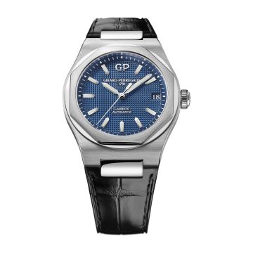 Girard-Perregaux Laureato 42 Automatic Stainless Steel / Blue / Alligator