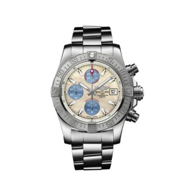 Breitling Avenger II Stainless Steel / Mother-of-Pearl Sky / Japan Special Edition