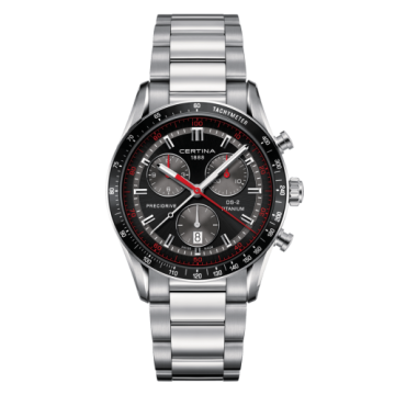 Certina DS-2 Chronograph Stainless Steel / Black / Bracelet