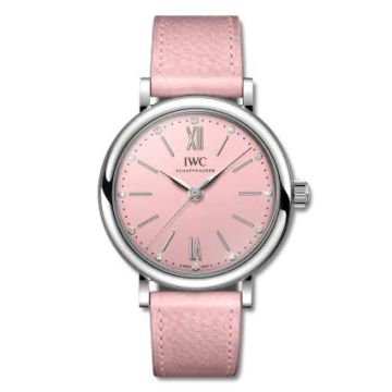 IWC Schaffhausen Portofino 34 Stainless Steel / Peach Powder