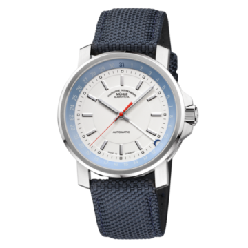 Mühle Glashütte 29er Zeigerdatum White / Strap