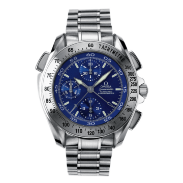 Omega Speedmaster Split-Seconds Stainless Steel / Blue / Bracelet
