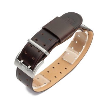 THE M-1907 Seal Brown Leather Watch Band by HAVESTON Straps - 22mm