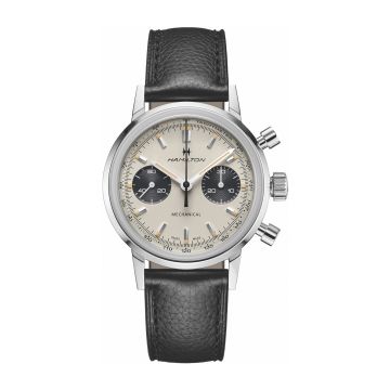 Hamilton Intra-Matic Chronograph H Stainless Steel / White