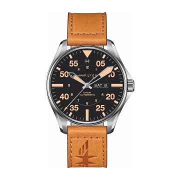 Hamilton Khaki Pilot Day-Date Auto 46 Stainless Steel / Black