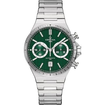 Certina DS-7 Chrono Auto Stainless Steel / Green / Bracelet