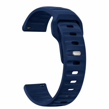 Navy Blue Active FKM Rubber Watch Band - 20mm