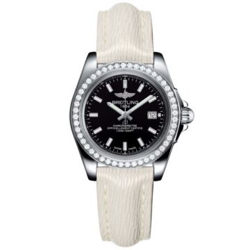 Breitling Galactic 32 Sleek Edition Stainless Steel / Diamond / Trophy Black / Sahara