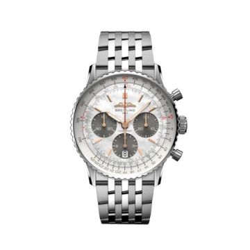 Breitling Navitimer B01 Chronograph 41 Stainless Steel / MOP Japan / Bracelet