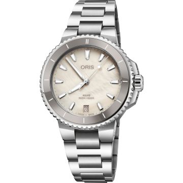 Oris Aquis Date 36.5 Stainless Steel / MOP / Bracelet