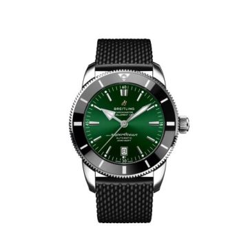 Breitling Superocean Heritage II 46 Stainless Steel / Green / Rubber