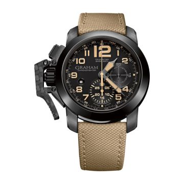 Graham Chronofighter Oversize Black Sahara