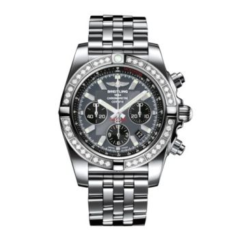 Breitling Chronomat 44 Stainless Steel / Diamond / Blackeye Gray / Bracelet