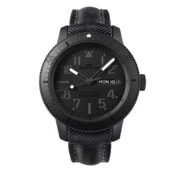 Fortis Official Cosmonauts Day-Date Pitch Black