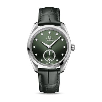 Omega Seamaster Aqua Terra 150M Master Chronometer Small Seconds 38 Stainless Steel / Green - Diamond / Alligator