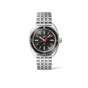 Longines Ultra-Chron Diver Stainless Steel / Black / Bracelet / Box Edition