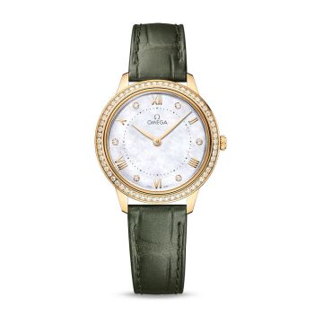 Omega De Ville Quartz 30 Yellow Gold - Diamond / MOP - Diamond