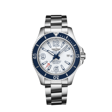 Breitling Superocean 42 Stainless Steel / White / Bracelet