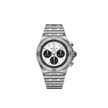 Breitling Chronomat B01 42 Stainless Steel - Diamond / White / Rubber