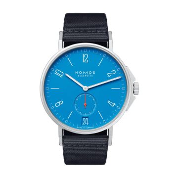 Nomos Glashütte Ahoi Datum Signal Blue