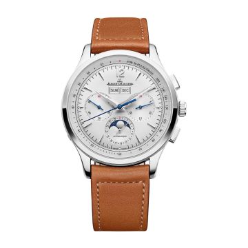Jaeger-LeCoultre Master Control Chronograph Calendar Stainless Steel / Silver / Novonappa