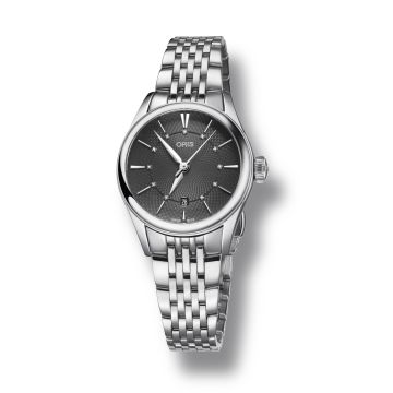 Oris Artelier Date Diamonds 28 Stainless Steel / Grey / Bracelet