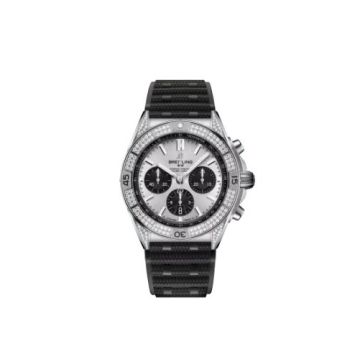 Breitling Chronomat B01 42 Stainless Steel - Diamond / Silver / Rubber