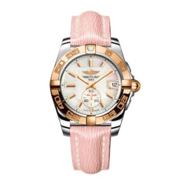 Breitling Galactic 36 Automatic Stainless Steel / Rose Gold / Pearl / Sahara
