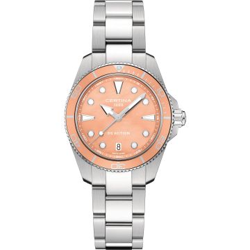 Certina DS Action Quartz 34.5 Stainless Steel / MOP / Bracelet