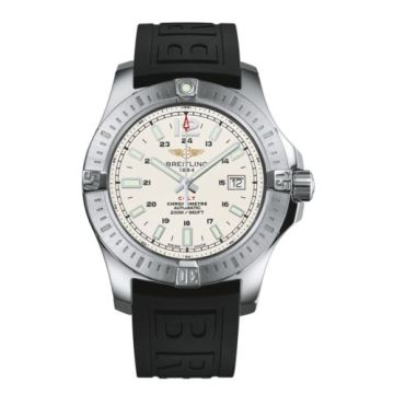 Breitling Colt 44 Automatic Stratus Silver / Rubber