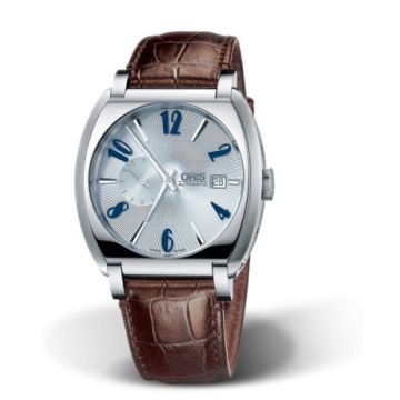 Oris Frank Sinatra Small Second Date Stainless Steel / Silver