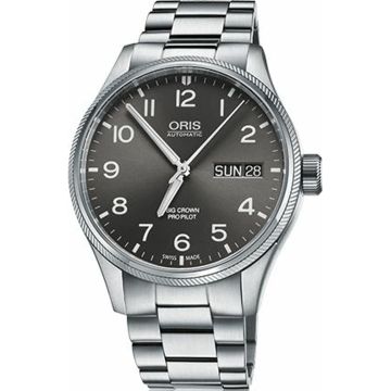 Oris Big Crown ProPilot Big Day Date Stainless Steel / Grey / Bracelet