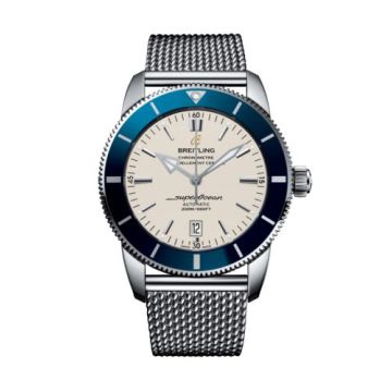 Breitling Superocean Heritage II 46 Stainless Steel / Blue / Silver / Milanese