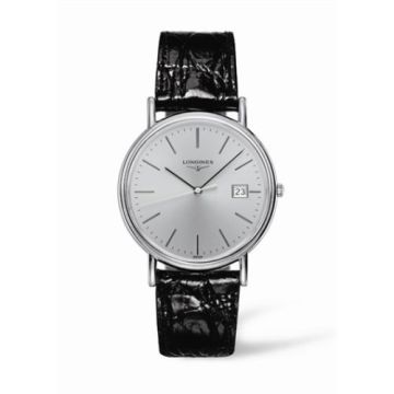 Longines Presence 38.5 Quartz Stainless Steel / Silver