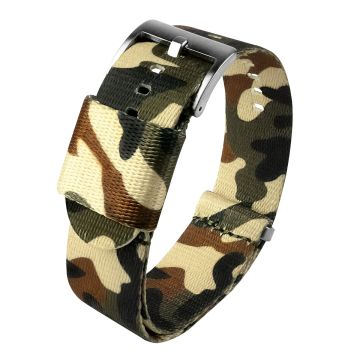 Forest Camouflage Elite Nylon NATO® style Watch Band - 16mm